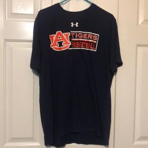 Navy Auburn Basketball Under Armour Size XL Shirt
